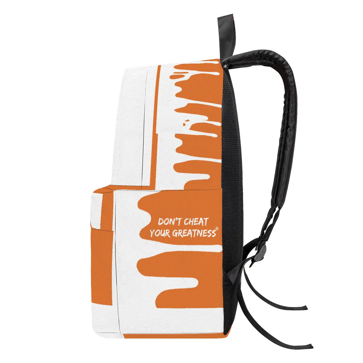 DCYG DRIP NX White logo & Orange Cotton Backpack