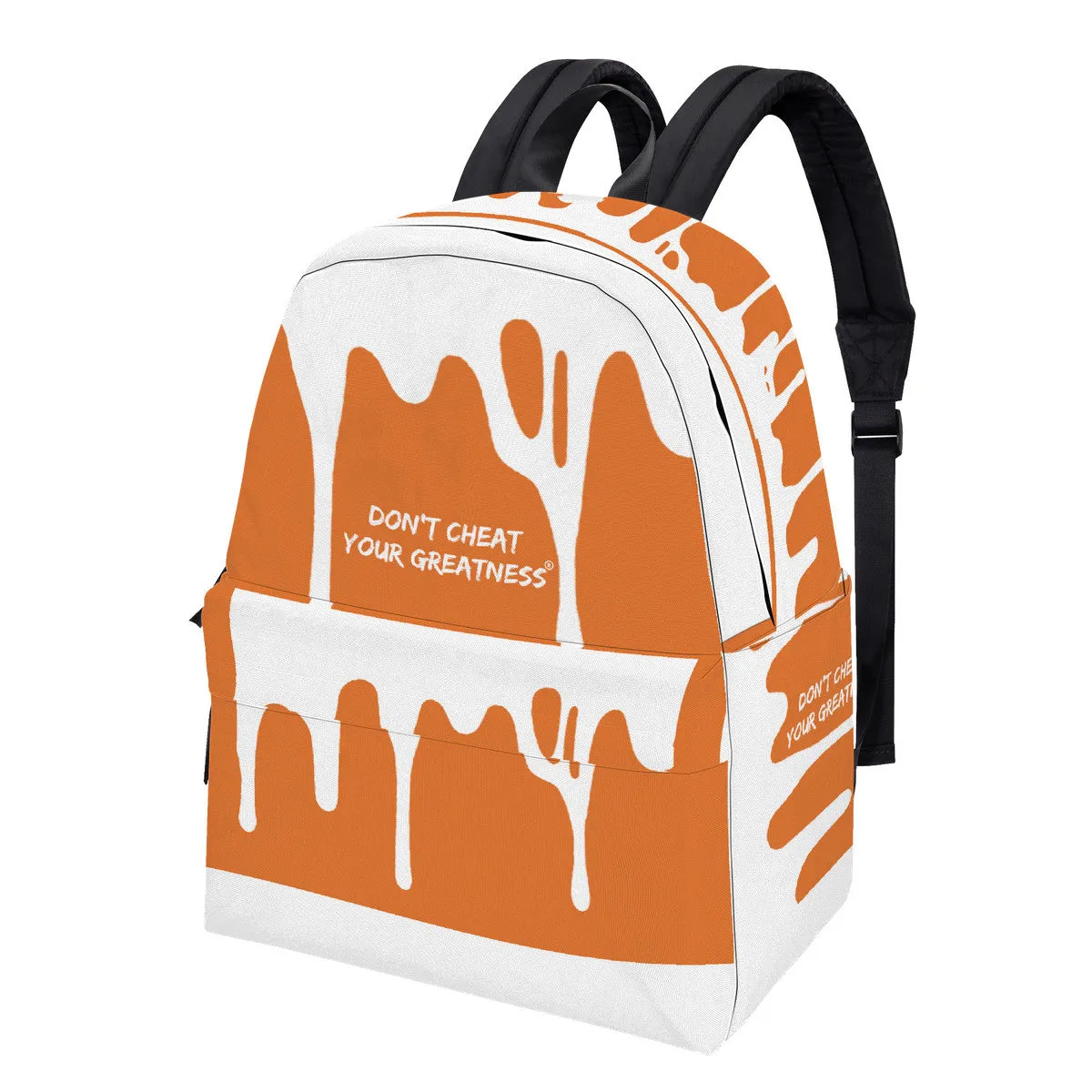 DCYG DRIP NX White logo & Orange Cotton Backpack