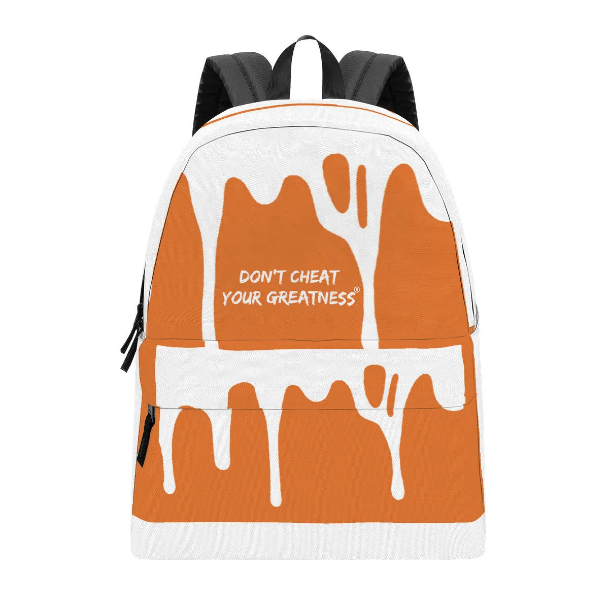 DCYG DRIP NX White logo & Orange Cotton Backpack