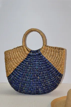 Dharini Water Hyacinth Designer Bag (Indigo)