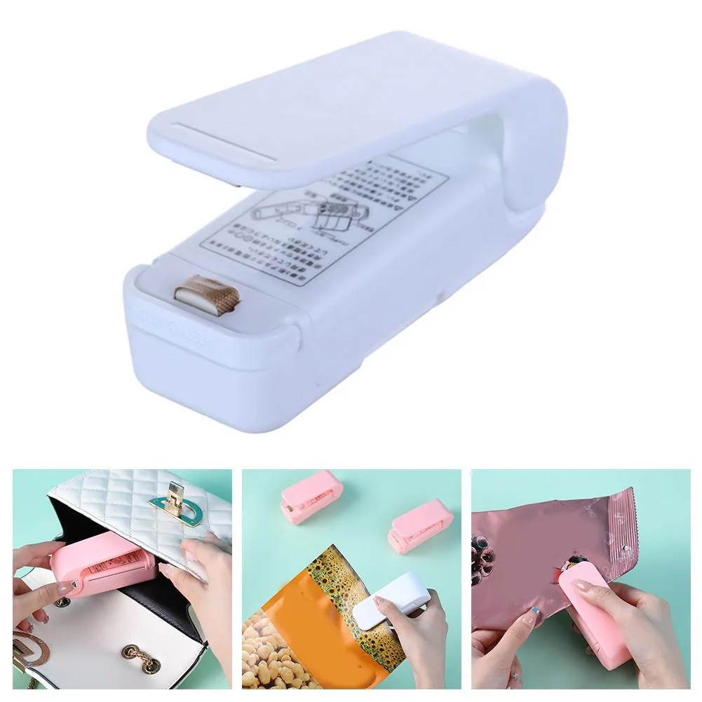 Eco-Friendly Folding Stocked Battery Powered Food Mini Packaging Sealing Machine