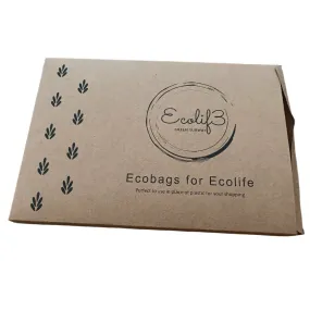 Ecolif3 - Organic Beeswax Food Wrap and Bags Storage Kit - Plastic Free