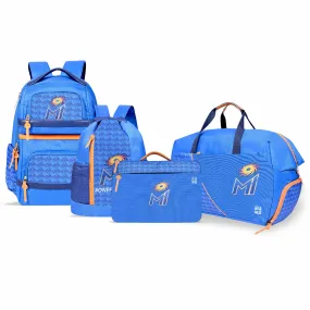 EUME Mumbai Indians MI Backpack Duffel Drawstring Sleeve Combo