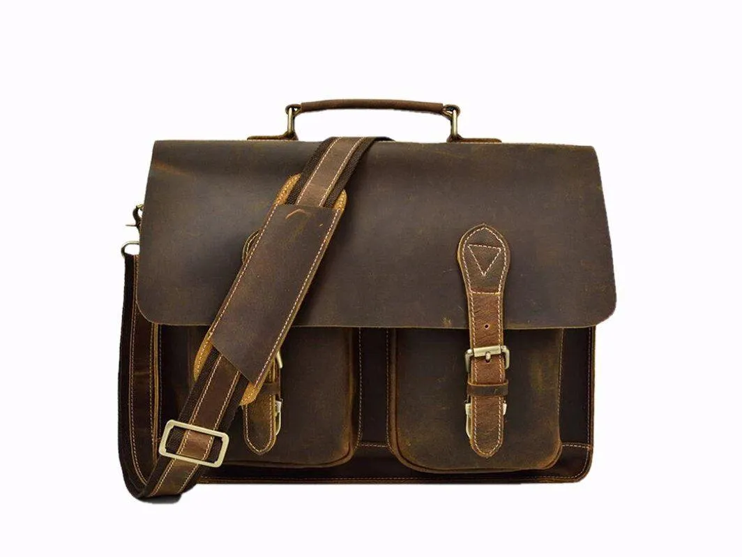 Executive Vintage Bag - Leather Laptop Bag