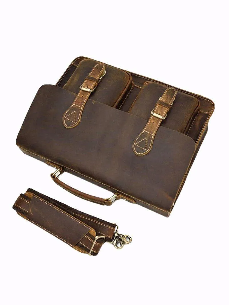 Executive Vintage Bag - Leather Laptop Bag