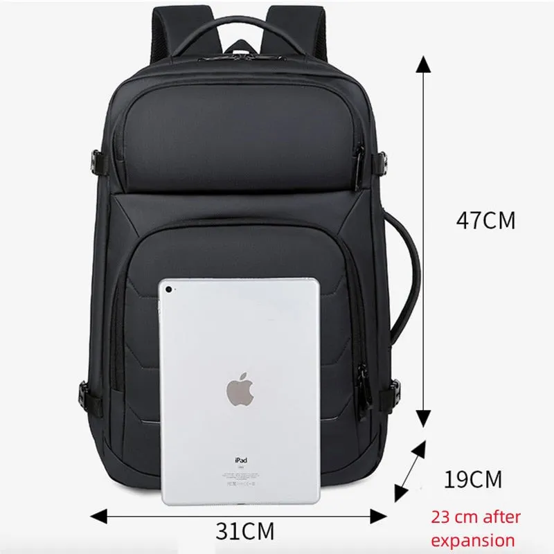 Expandable Men's 17 Inch Laptop Backpacks