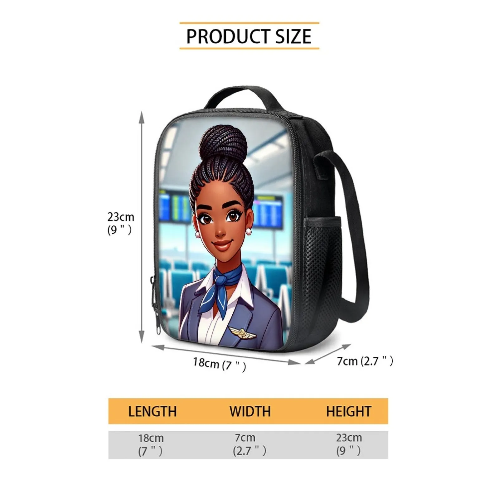 Faith - Flight Attendant Lunch Bag