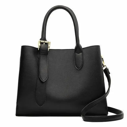 Fashion Casual Solid Color Messenger Handbag For Ladies