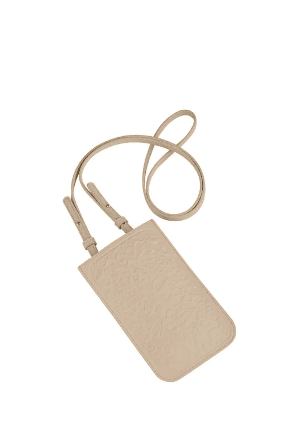 FILIGREE PHONE POUCH MACADAMIA