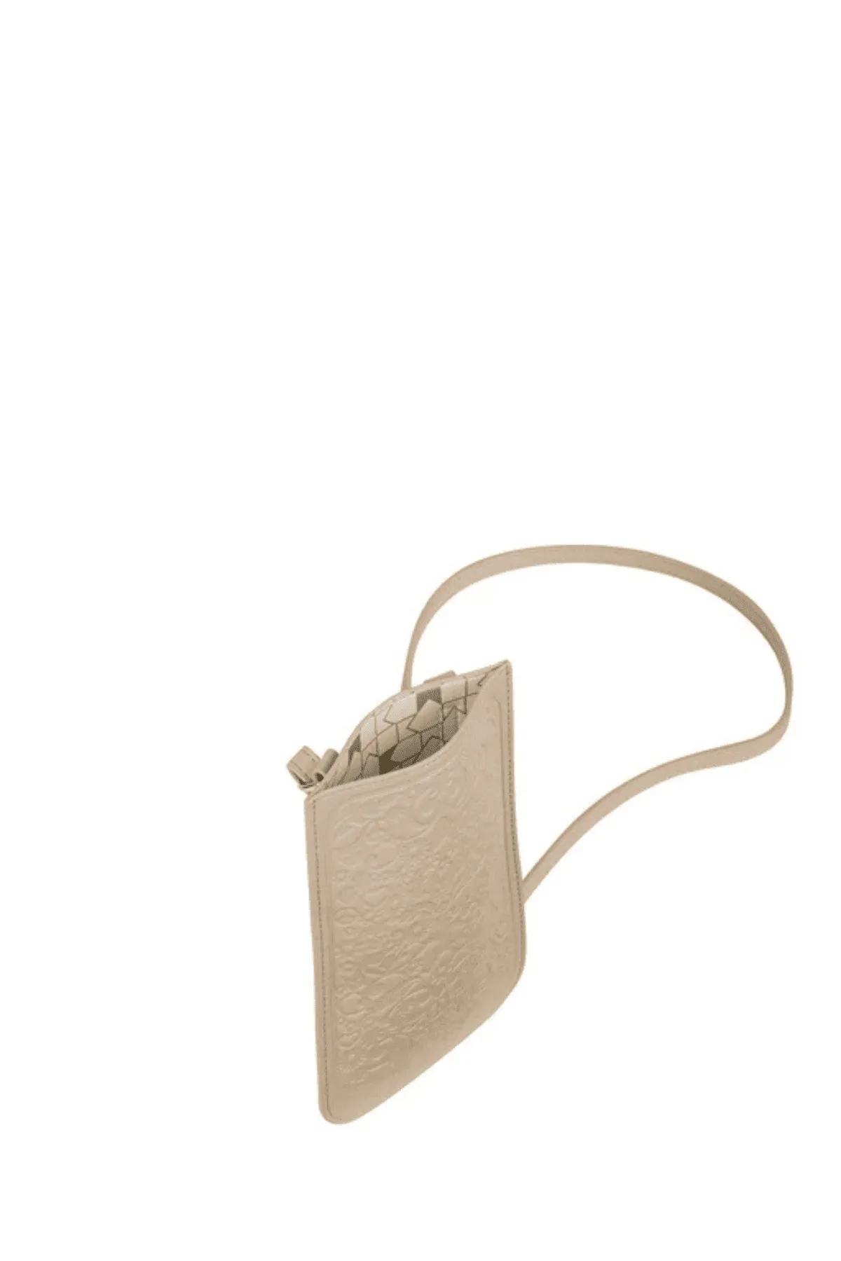 FILIGREE PHONE POUCH MACADAMIA