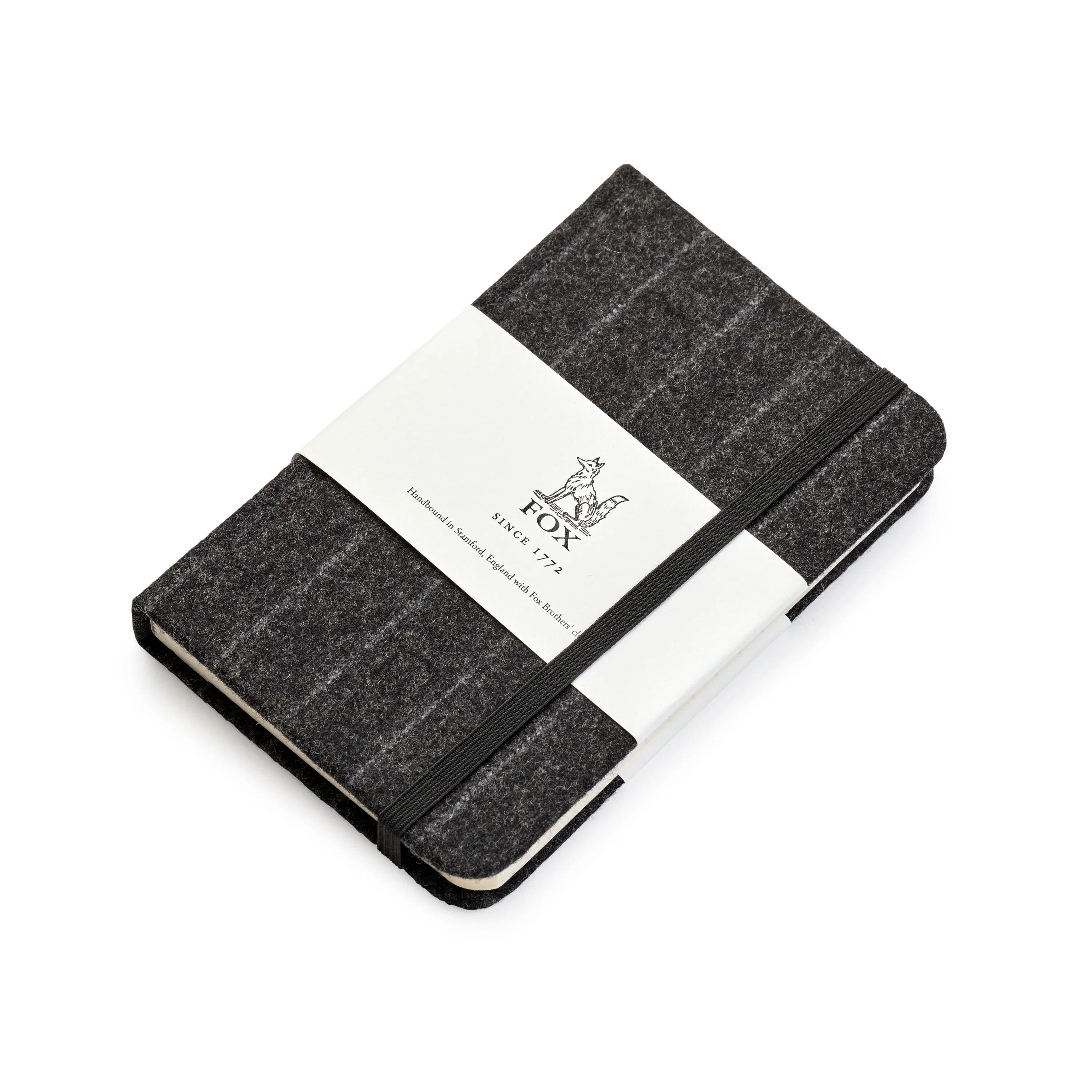 Fox Grey Chalk Stripe Pocket Notebook