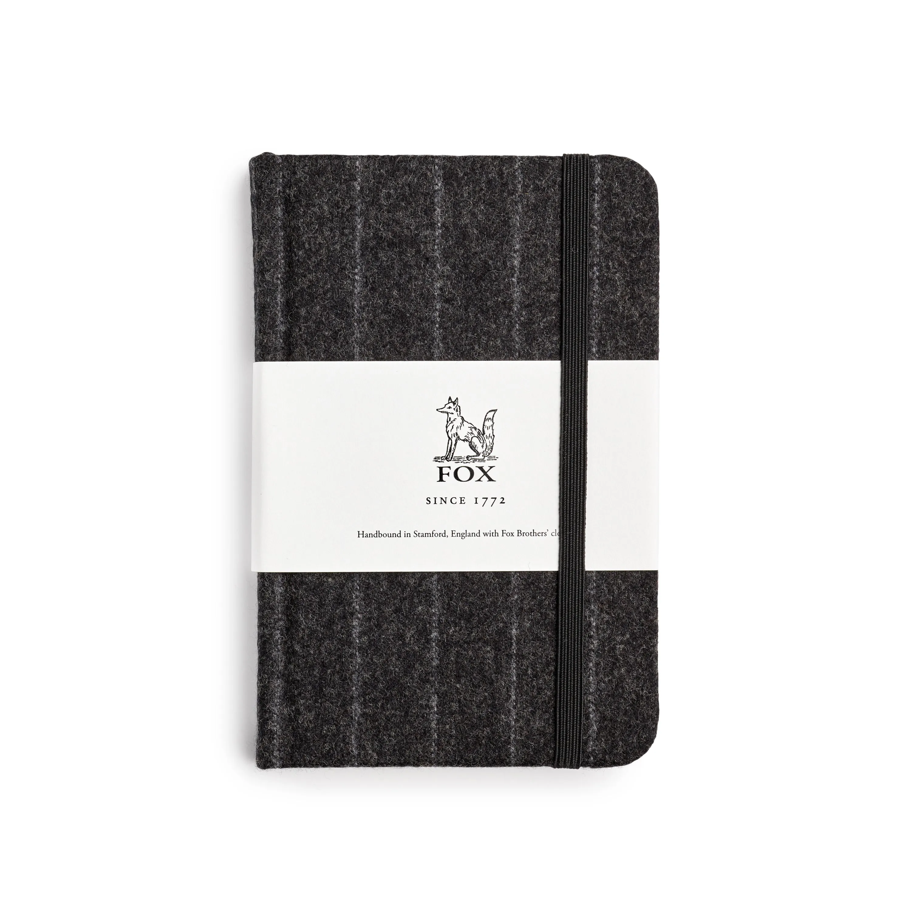 Fox Grey Chalk Stripe Pocket Notebook