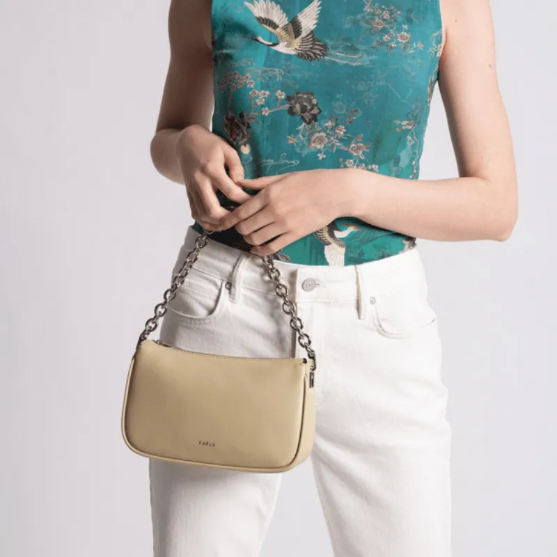 Furla 'Moon' Small Shoulder Bag - Juta