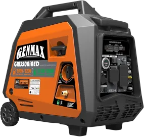 GENMAX GM3500iAED 30 Amp 3200W/3500W Remote Start Dual Fuel Inverter Generator with CO Detect New