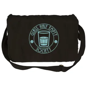 Glass Half Empty Society Messenger Bag