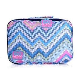 Go Green Lunch Box - Zig Zag with Purple Box