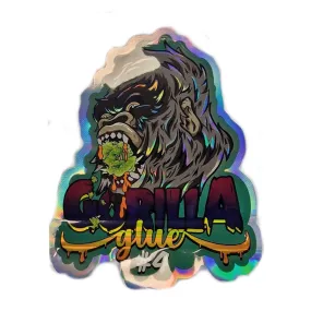 Gorilla #4 - Custom Shape Mylar Bags - 10cm x 12.5cm - Pack of 100