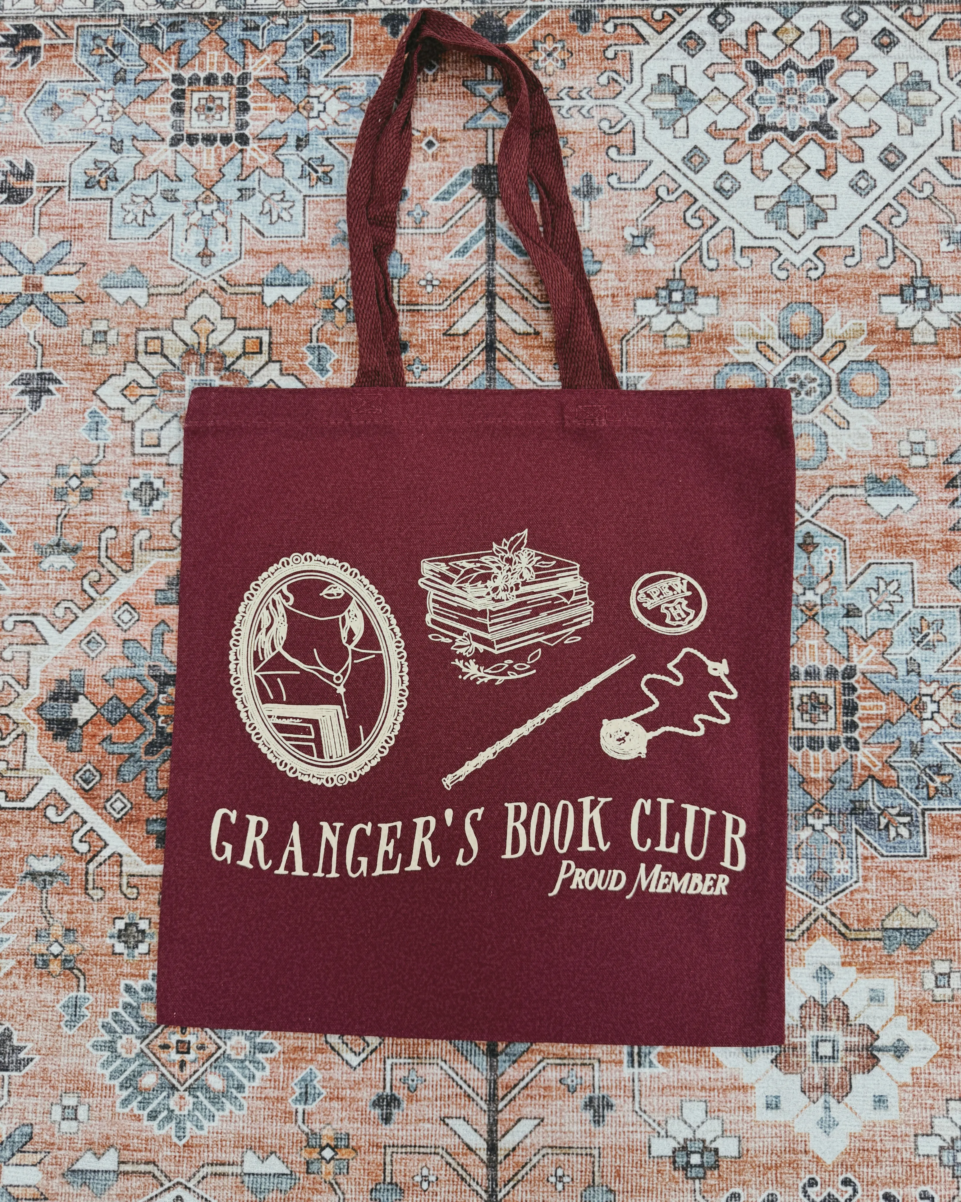 Granger's Book Club - Tote / Maroon