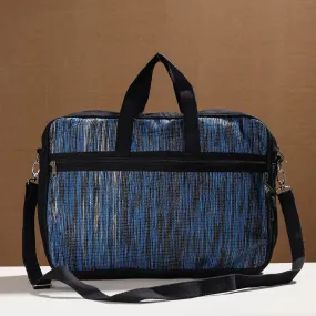 Handcrafted Upcycled Woven Laptop Bag (12 x 16 in)