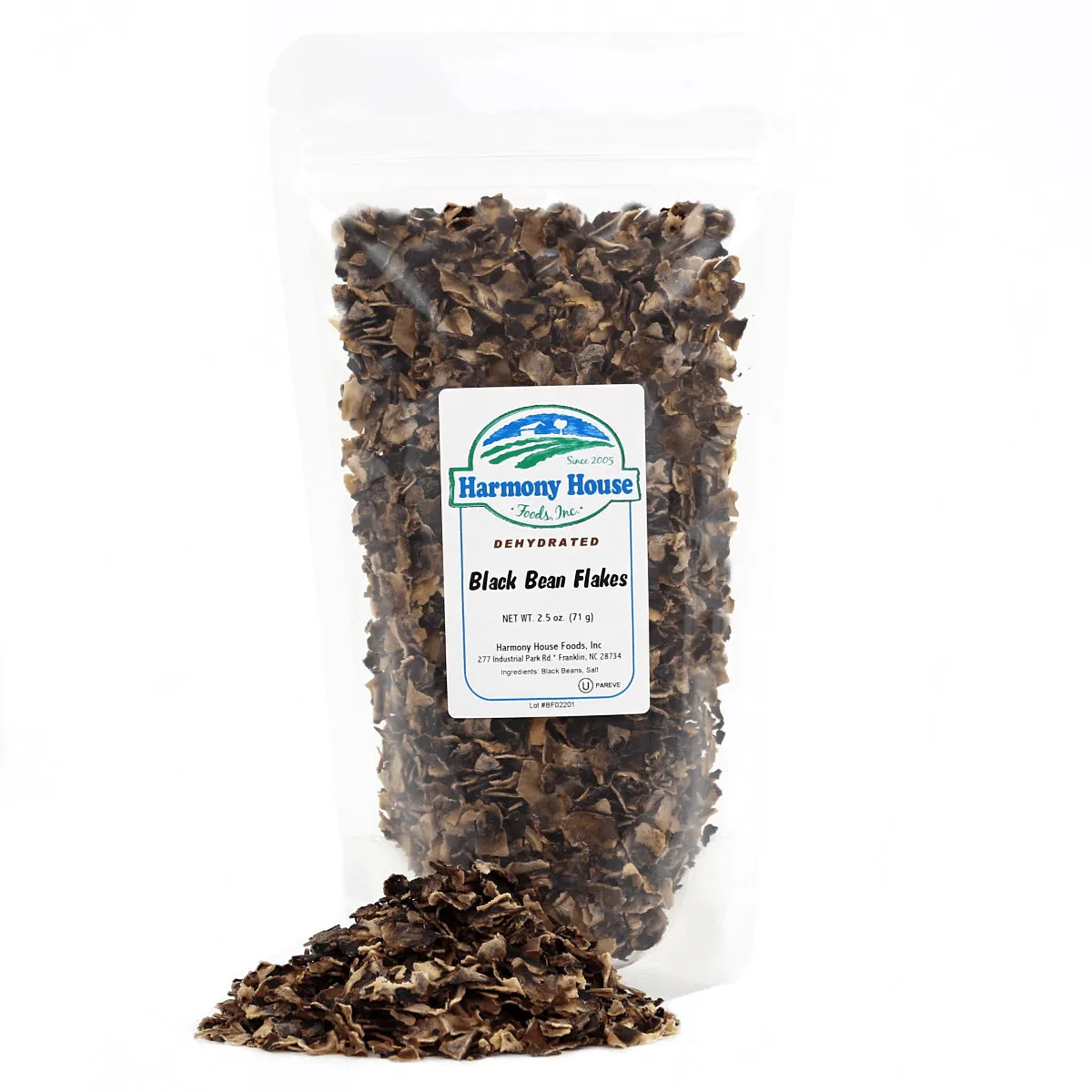 Harmony House Black Bean Flakes (2.5 oz)