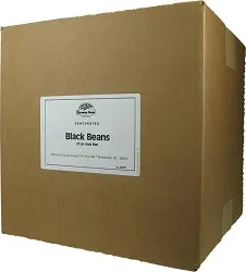 Harmony House Black Beans (25 lbs)