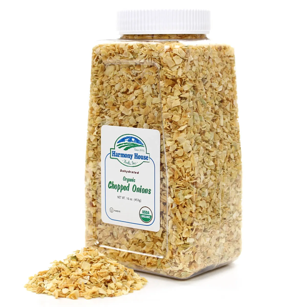 Harmony House Organic Dried Onions (16 oz)