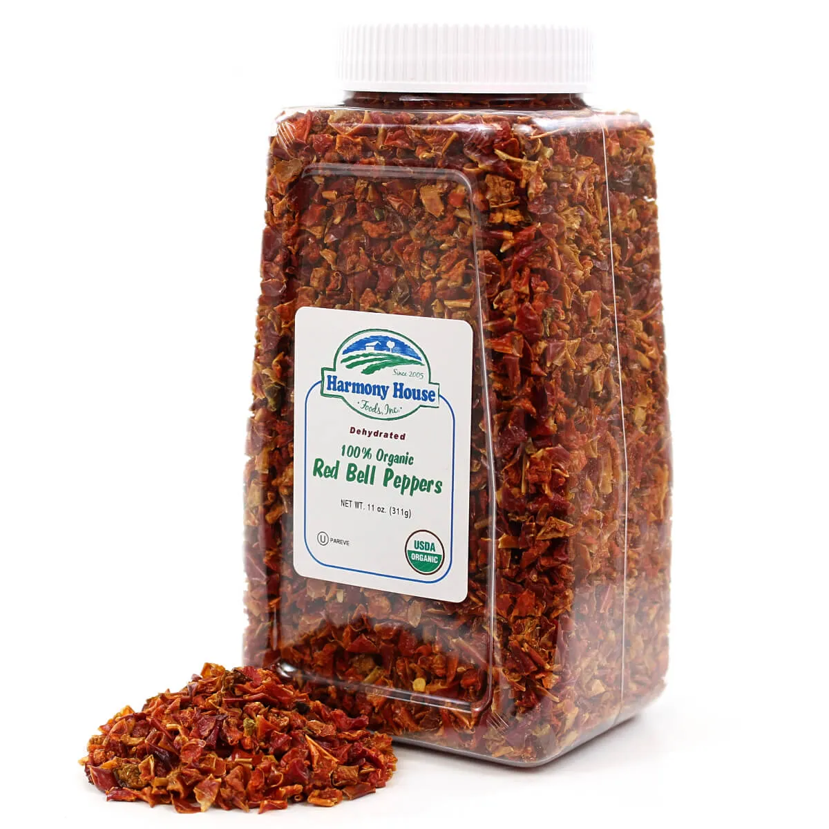 Harmony House Organic Dried Red Bell Peppers (11 oz)