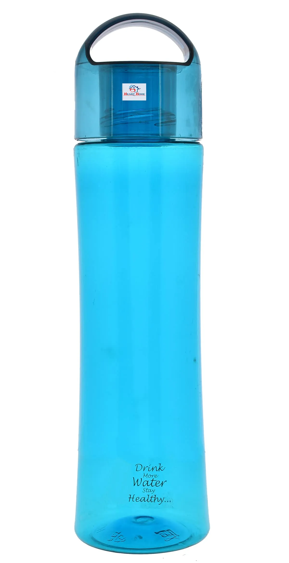 Heart Home Plastic Water Bottle- 1 Litre, Pack of 3 (Blue)