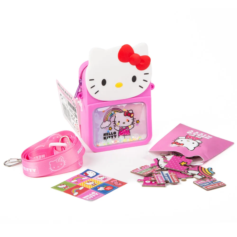 Hello Kitty Messenger Bag With Puzzle & Stickers