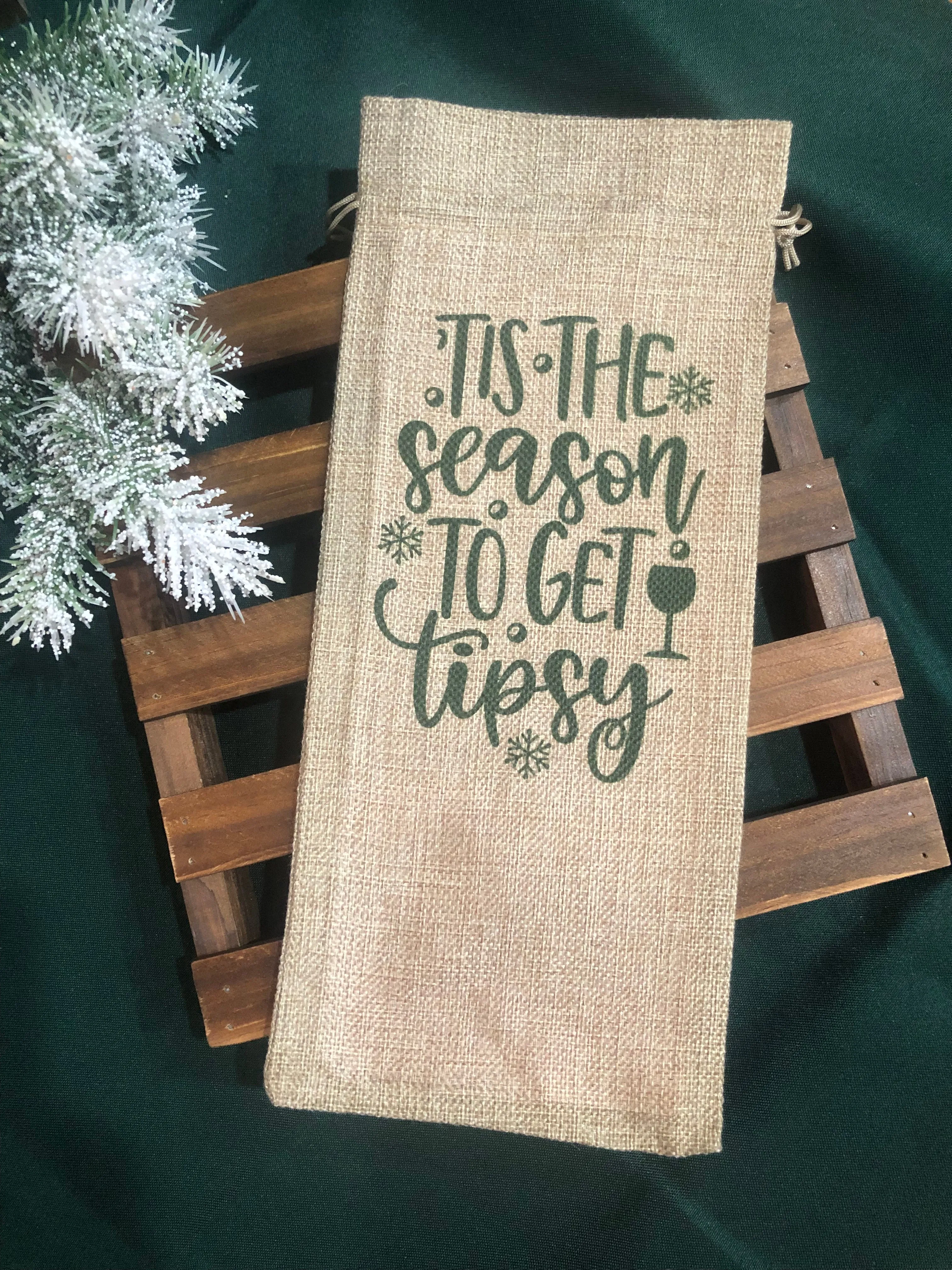 Holiday Wine Bags