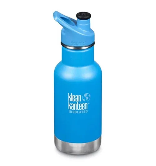 Insulated Water Bottle with Sport Cap, "Kid Classic" 12 Ounce