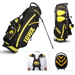 Iowa Hawkeyes Team Golf Fairway Lightweight 14-Way Top Golf Club Stand Bag