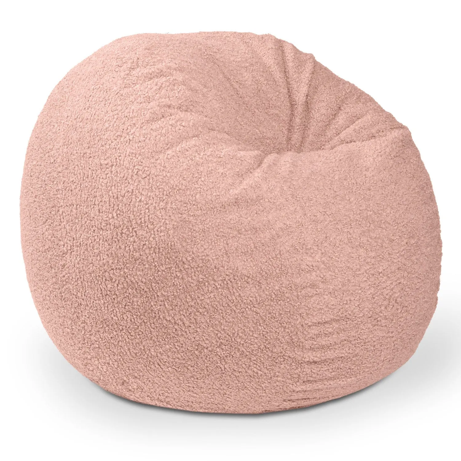 Jaxx Saxx Shearling Faux-Lamb 4 Ft Large Round Bean Bag