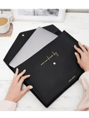 Katie Loxton ‘Work Hard Dream Big’ Black Laptop Case KLST183