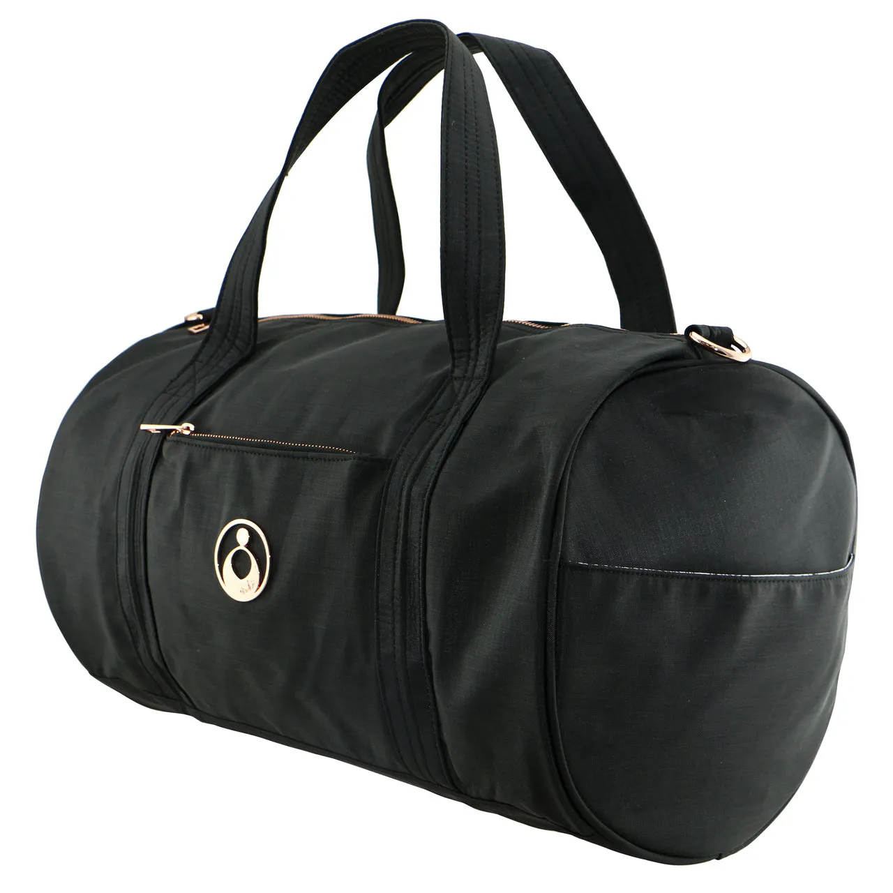 Kingston Duffle Bag Nappy Bag - Black Nylon