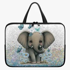 Laptop Sleeve with handles - Elephant