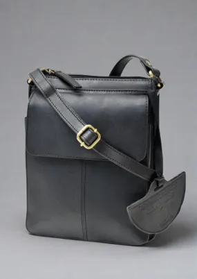 Luxury Irish Leather Pup Bag - Black