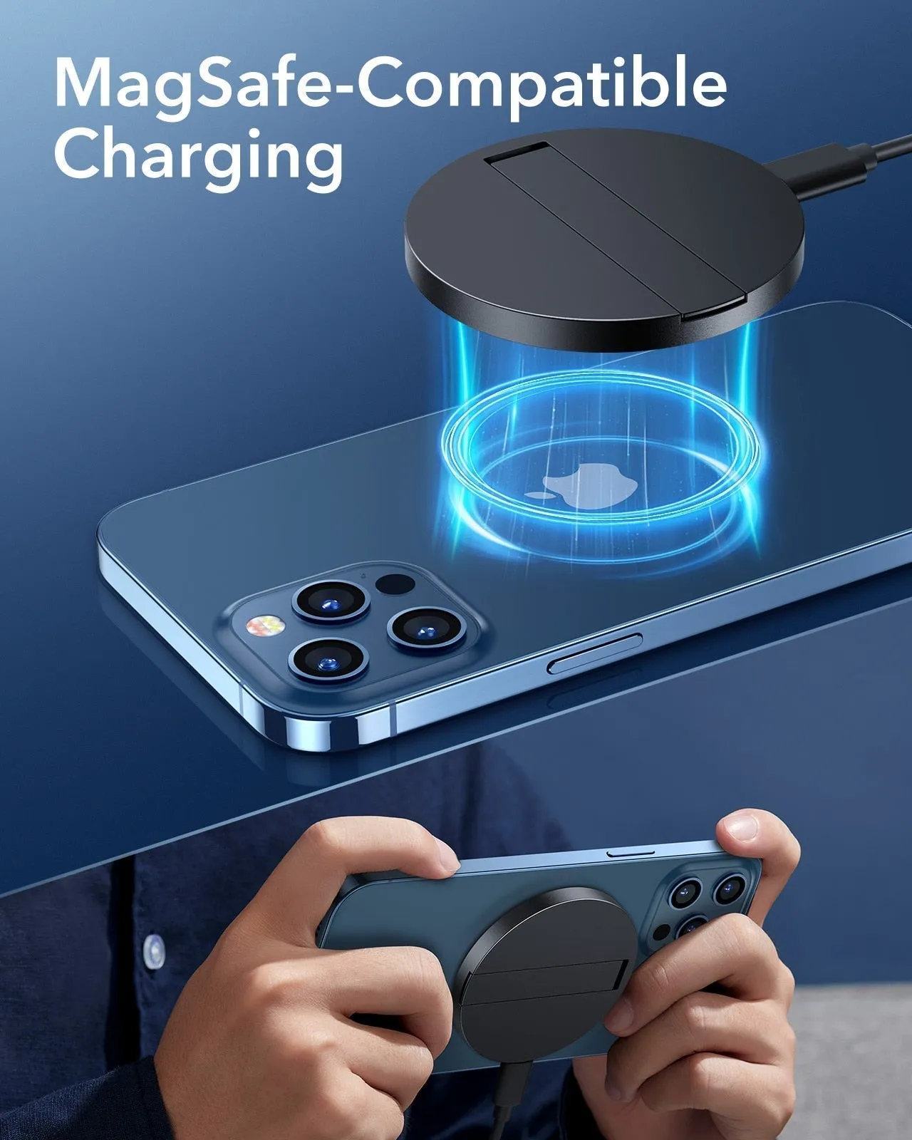 Magnetic Wireless Charger Phone Stand