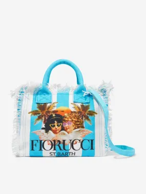 MC2 Saint Barth Girls Striped Fiorucci Angels Bag in Multicolour