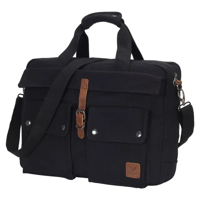 Men Casual Canvas Handbags Men's Bags Laptop