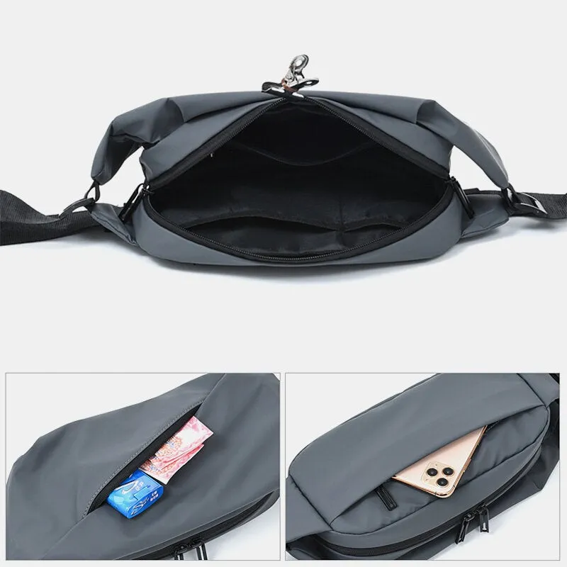 Men Nylon Multi-carry Waterproof Outdoor Crossbody Bag Chest Bag Sling