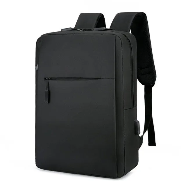 Men's Leisure Travel Business Computer Bags with USB Charging Interface and Large Capacity.