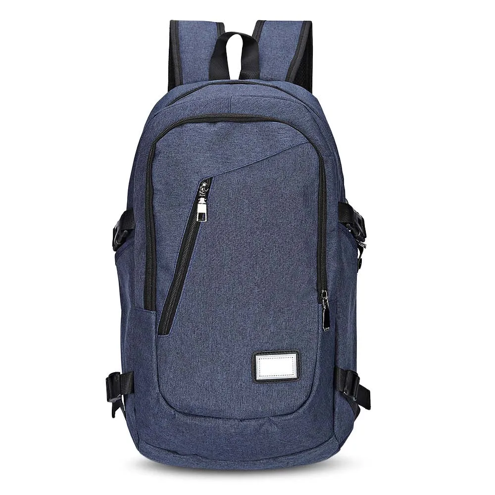 Men's Travel Backpack with External USB Charge Port