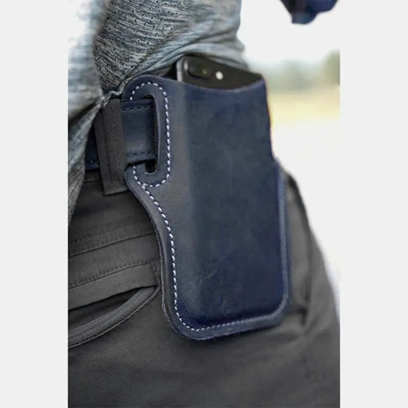 Men's Vintage Casual Leather Phone Bag