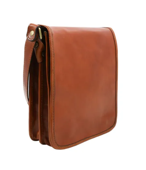 Messenger Bag - Cognac Brown