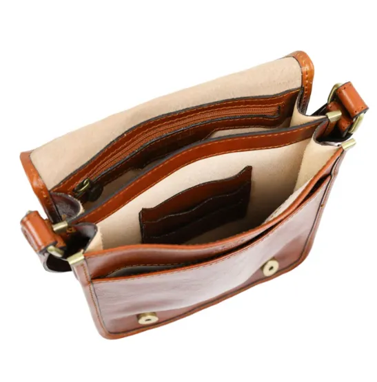 Messenger Bag - Cognac Brown