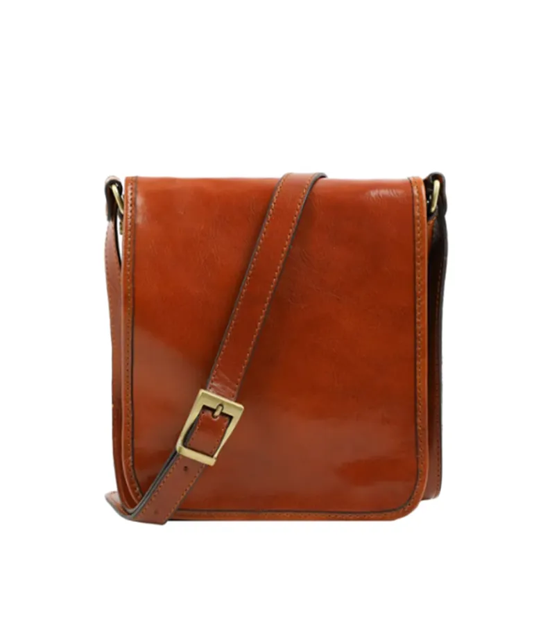 Messenger Bag - Cognac Brown