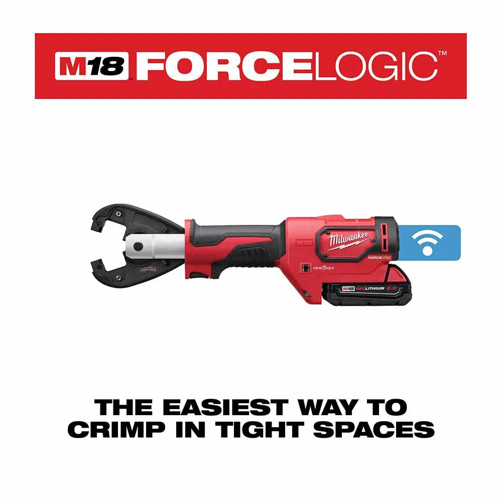 Milwaukee 2678-22K M18 Force Logic 6T Utility Crimping Kit With Kearney Grooves