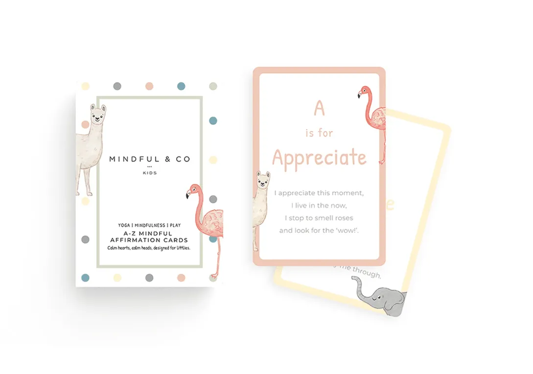 Mindful & Co Kids A-Z Affirmation Cards