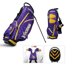 Minnesota Vikings Team Golf Fairway Lightweight 14-Way Top Golf Club Stand Bag